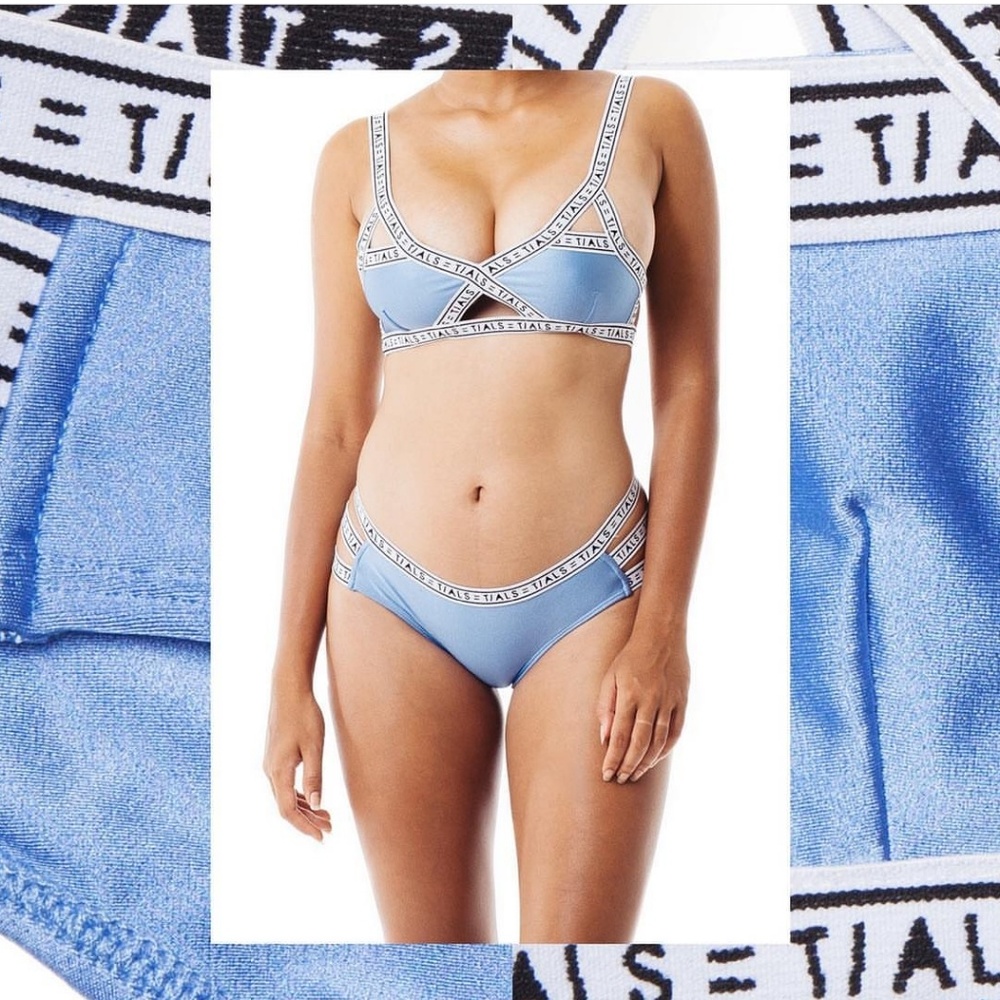 #TIALS Moonstone Logo bikini top